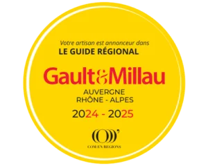 Logo Gault et millau 2024-2025 pour les routardises