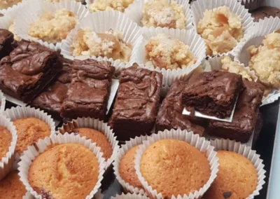 Dessert dans le food truck des routardises